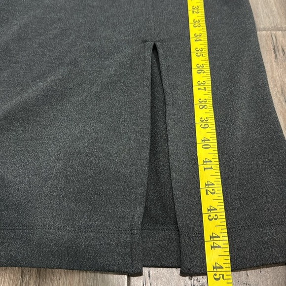 Anthropologie dark gray column Dress with Dolman Sleeves - Picture 9 of 12